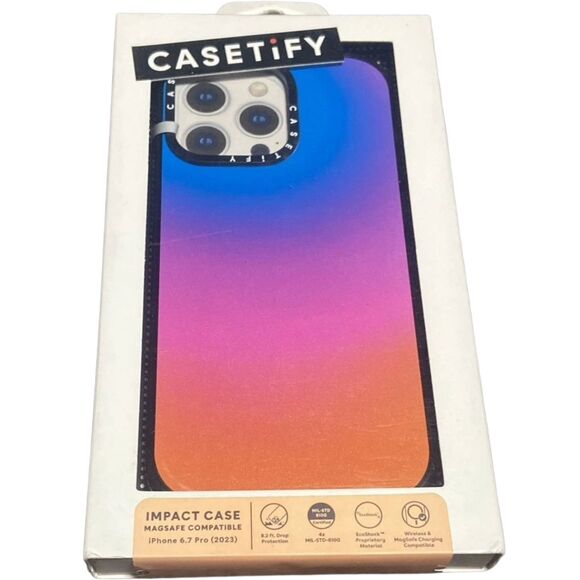 iPhone 15 Pro Max Case MagSafe CASETiFY Impact Shockproof Gradient 6.7" - Picture 3 of 6